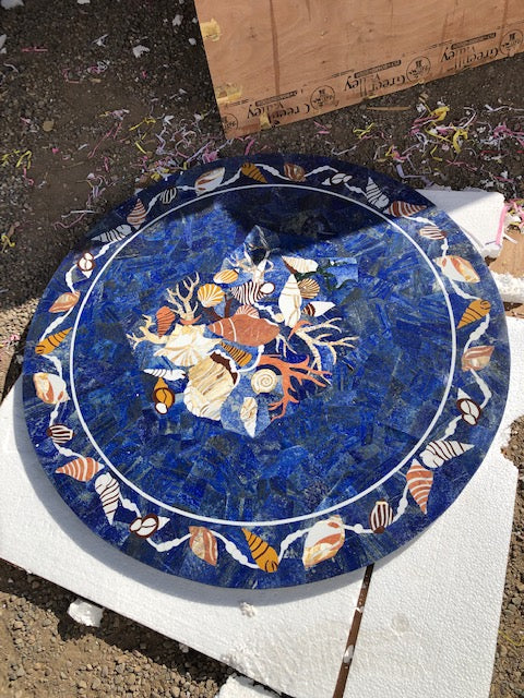 Lapis Shell Table