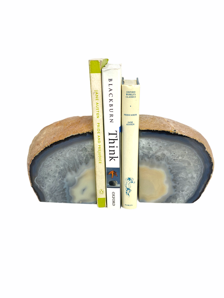 Natural Agate Bookends 1KG