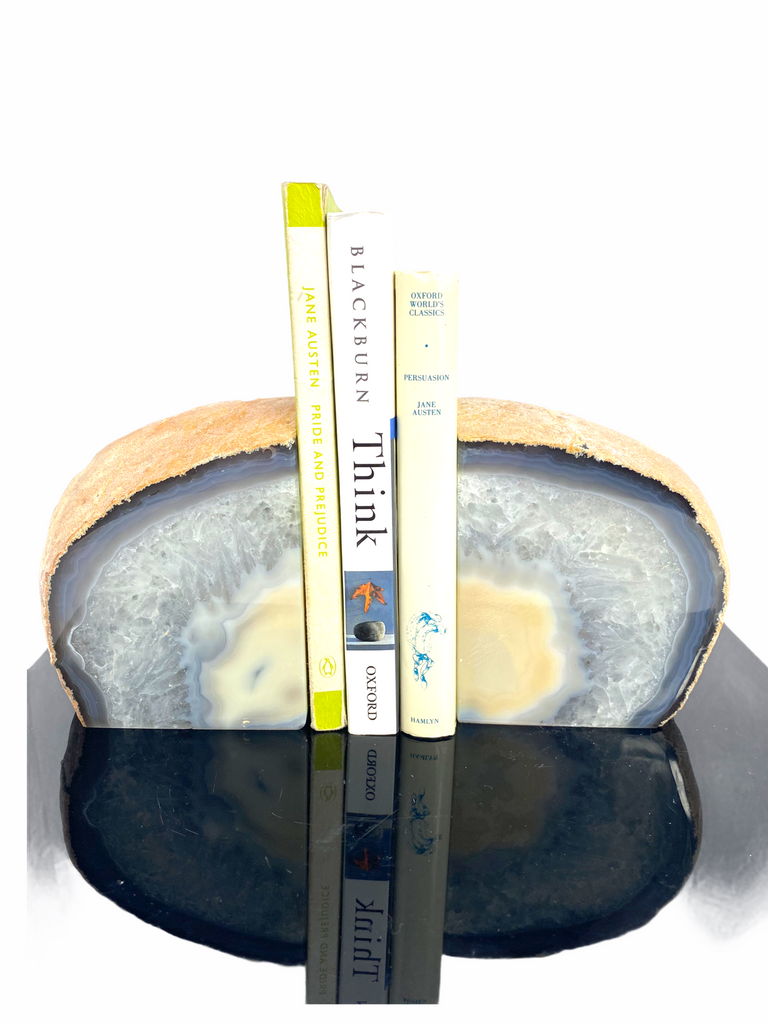 Natural Agate Bookends 1KG