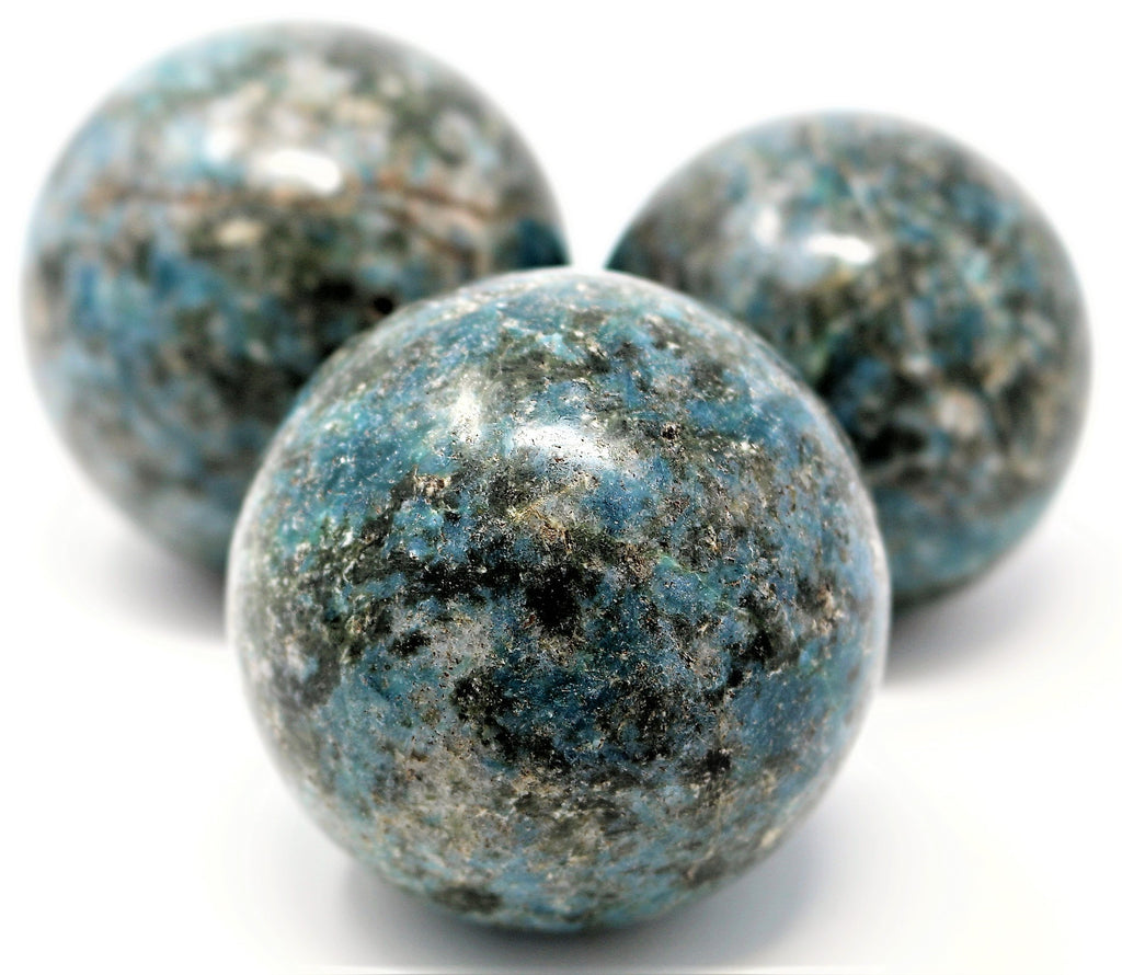 Blue Green Agate Sphere - Medium AAA Quality