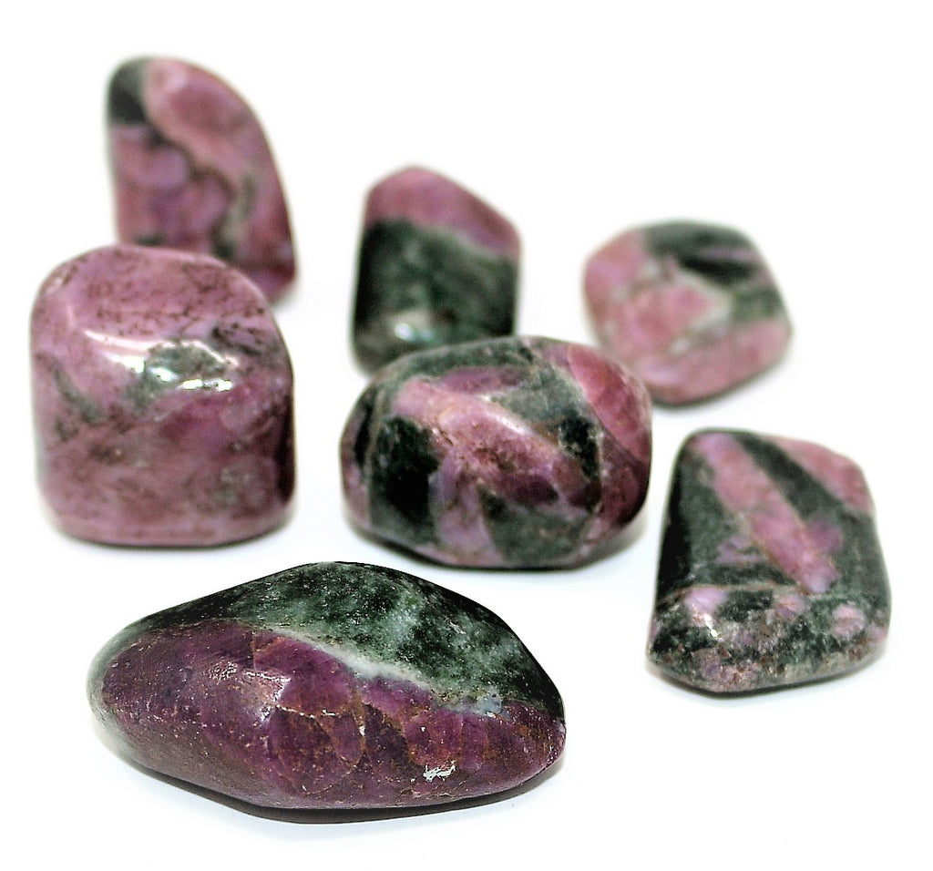Ruby Zoisite Thumble Stone - Medium AAA quality