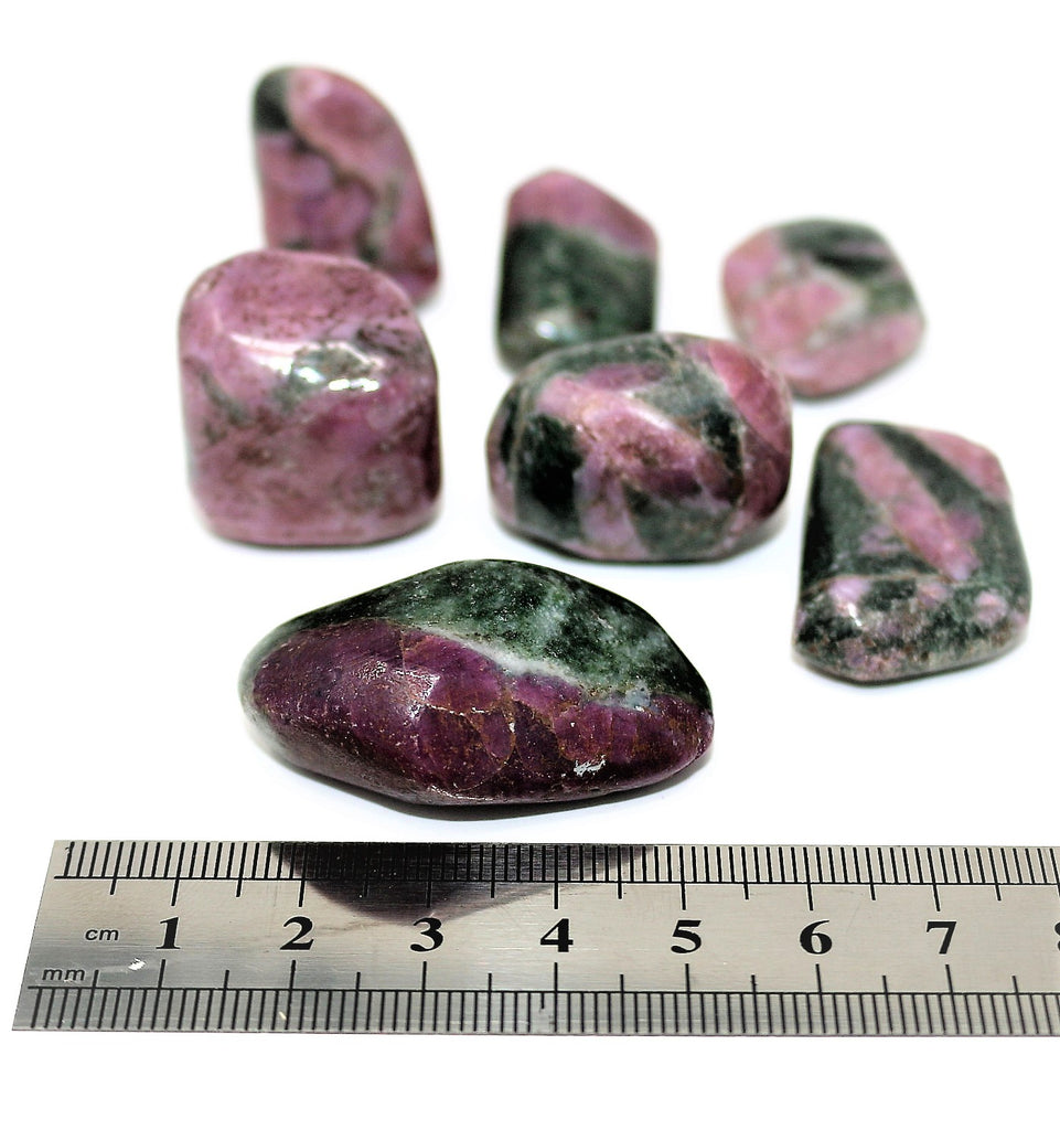 Ruby Zoisite Thumble Stone - Medium AAA quality
