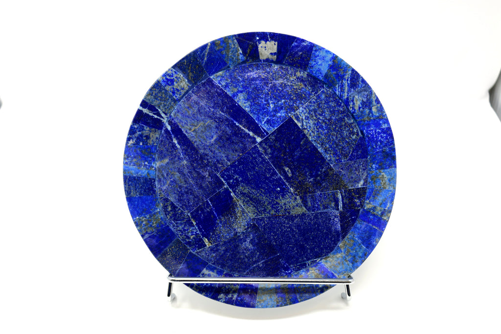 lapis Lazuli Round Plate medium size, AA Quality