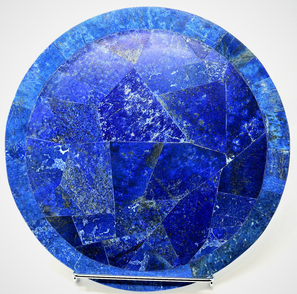 Lapis Lazuli XL Round Plate - AAA Quality