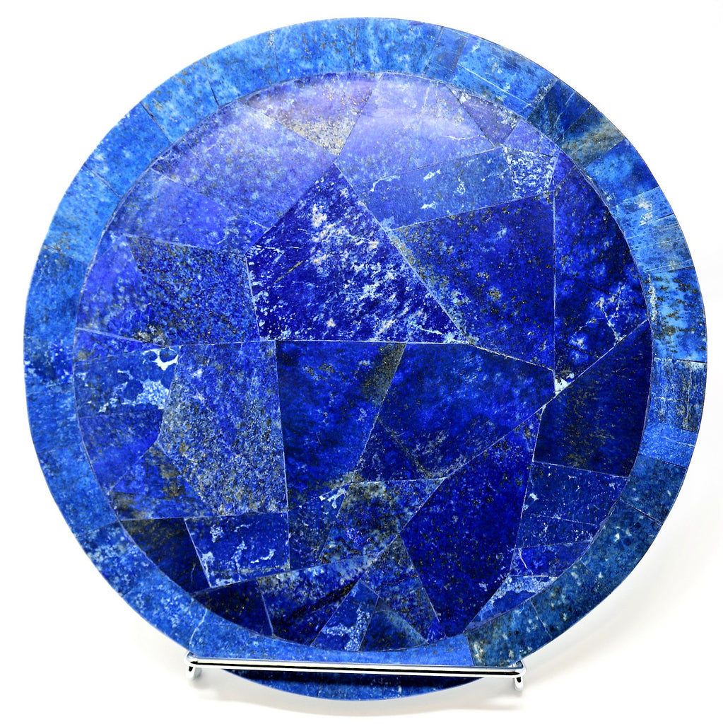 Lapis Lazuli XL Round Plate - AAA Quality