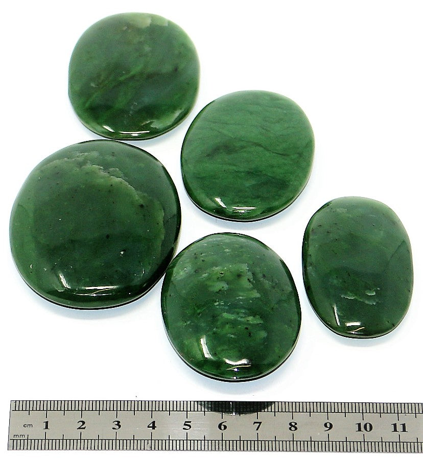 Nephrite Jade Palm Stone - Medium AAA Quality