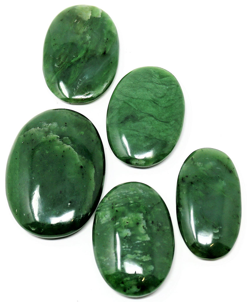 Nephrite Jade Palm Stone - Medium AAA Quality