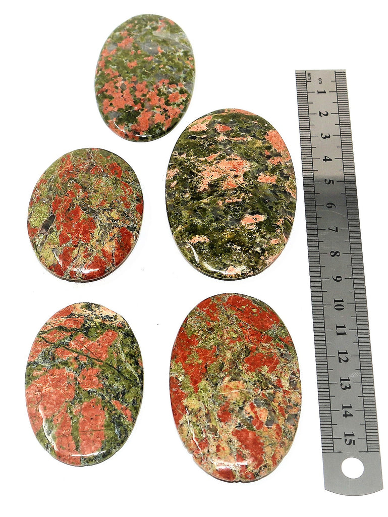 Unakite Palm Stone
