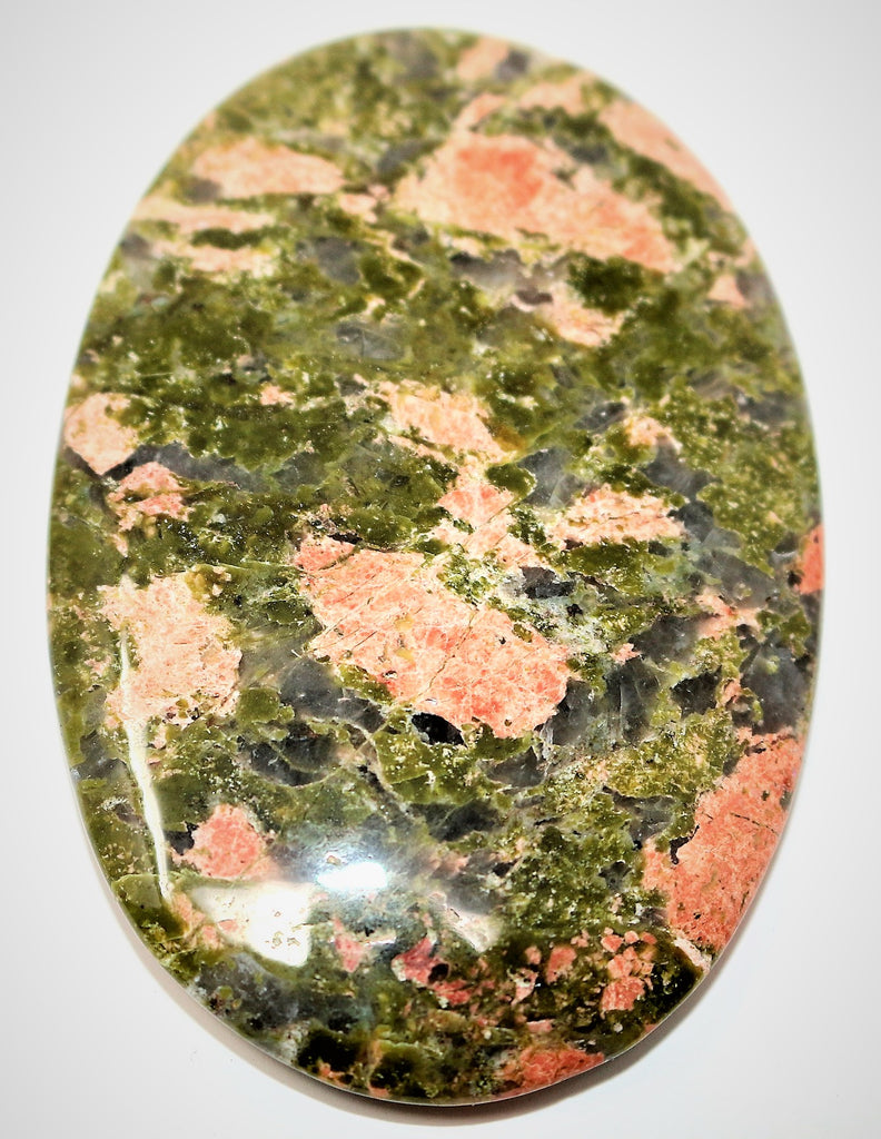 Unakite Palm Stone - AAA Quality