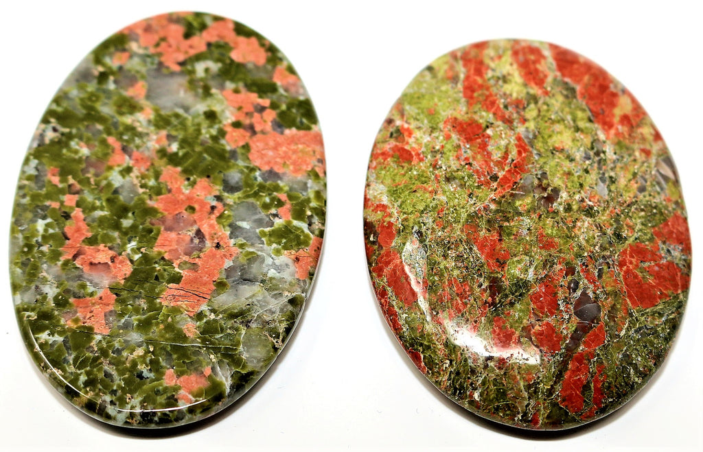 Unakite Palm Stone - AAA Quality