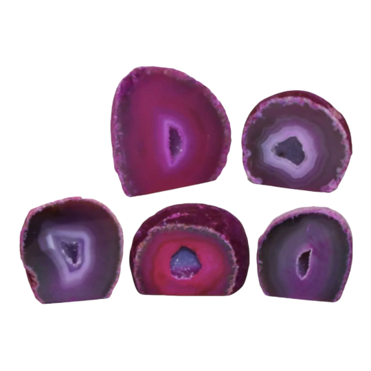 Pink Agate Geodes