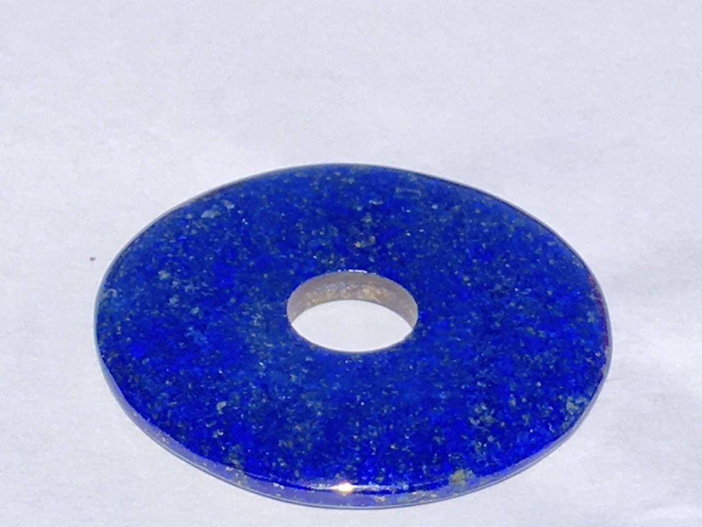 Lapis lazuli donut pendant 40/50mm
