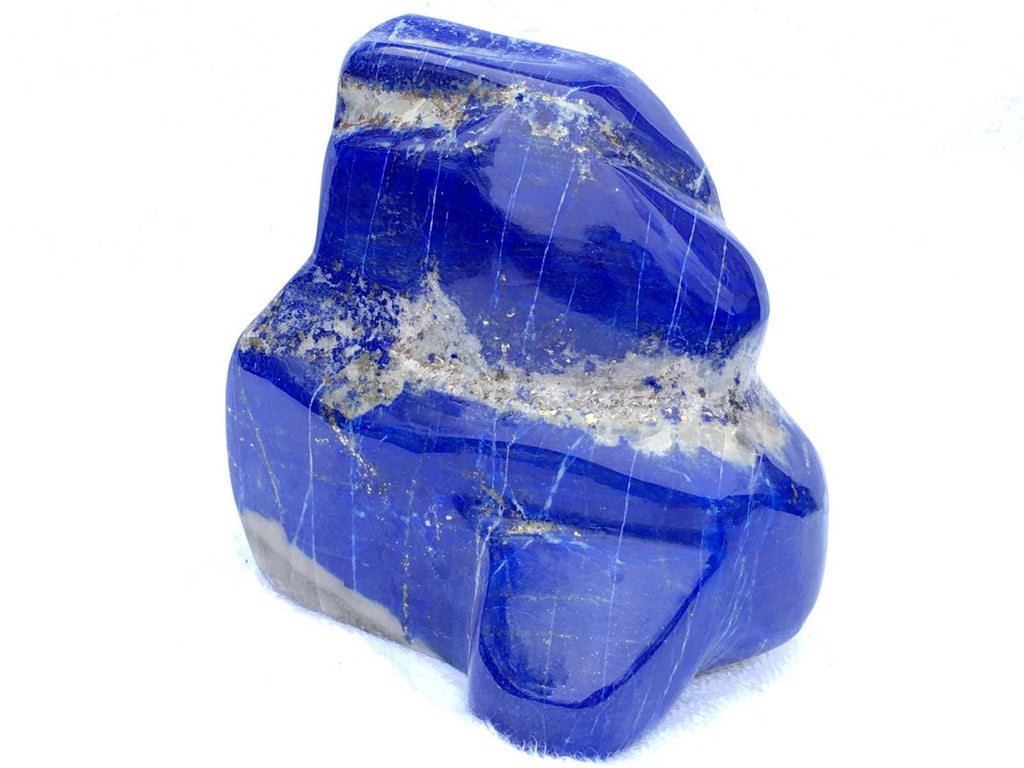 Deep Blue Lapis Lazuli Freeform  Madani Quality AAA (1300g)