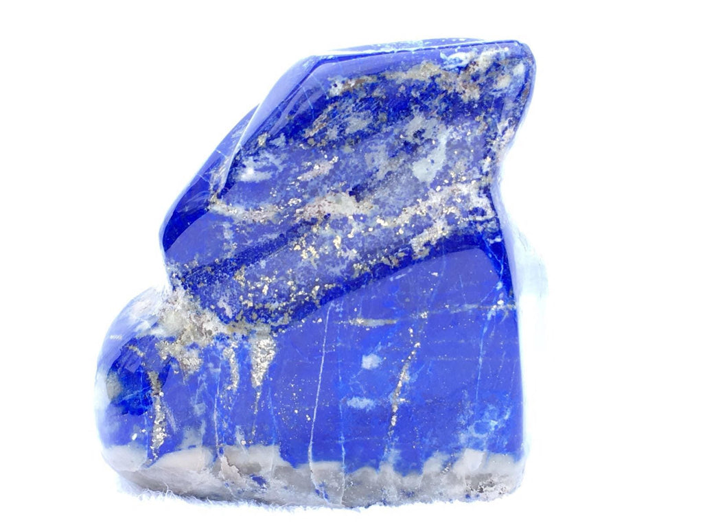 Deep Blue Lapis Lazuli Freeform  Madani Quality AAA (1300g)