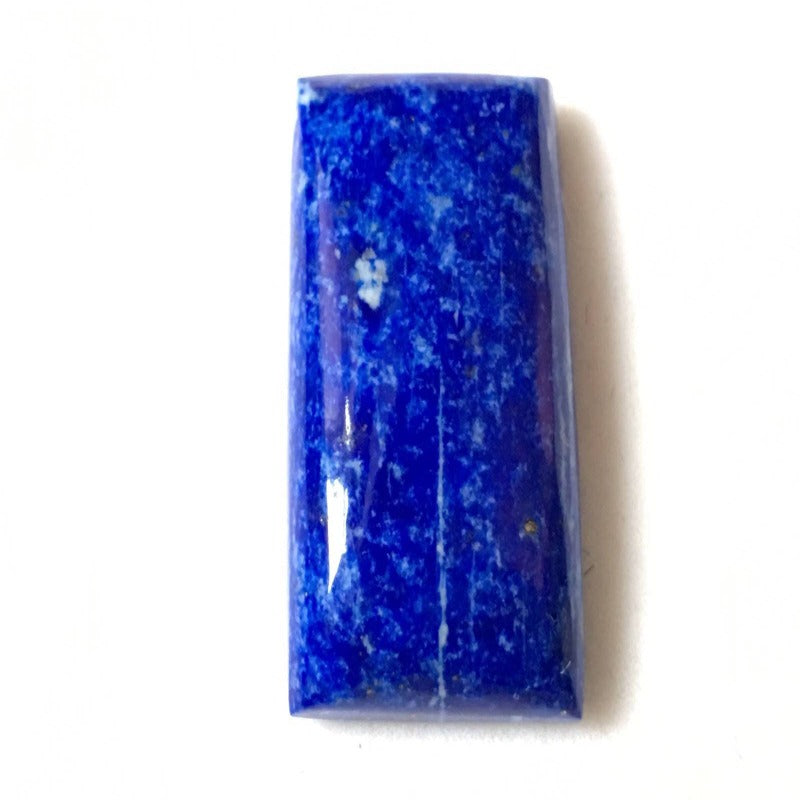 Royal Blue Rectangle Lapis Lazuli Cabochon (Madani Quality AAA) 5 grams