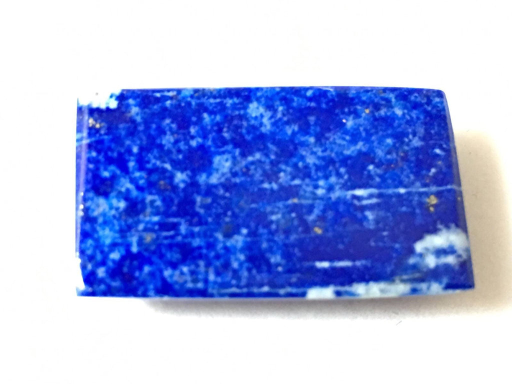 Royal Blue Rectangle Lapis Lazuli Cabochon (Madani Quality AAA) 5 grams