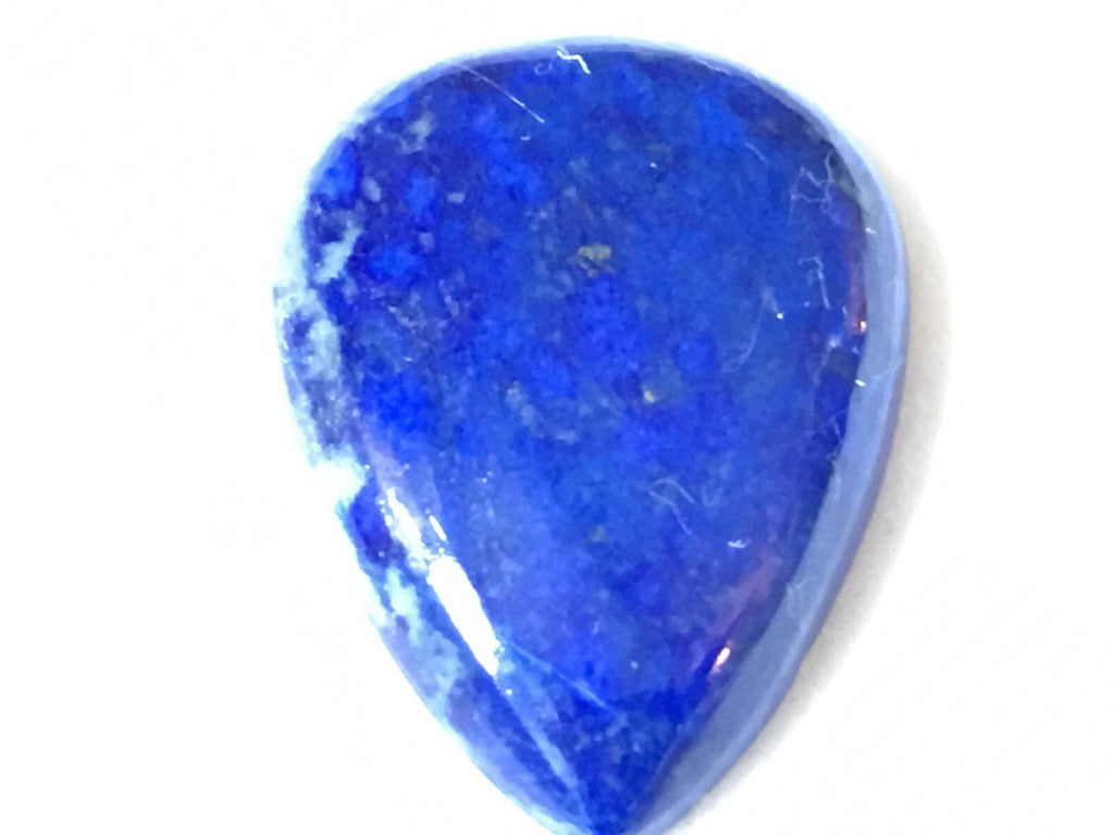 Royal Blue Tear drop Shaped Lapis Lazuli Cabochon AAA 8grams