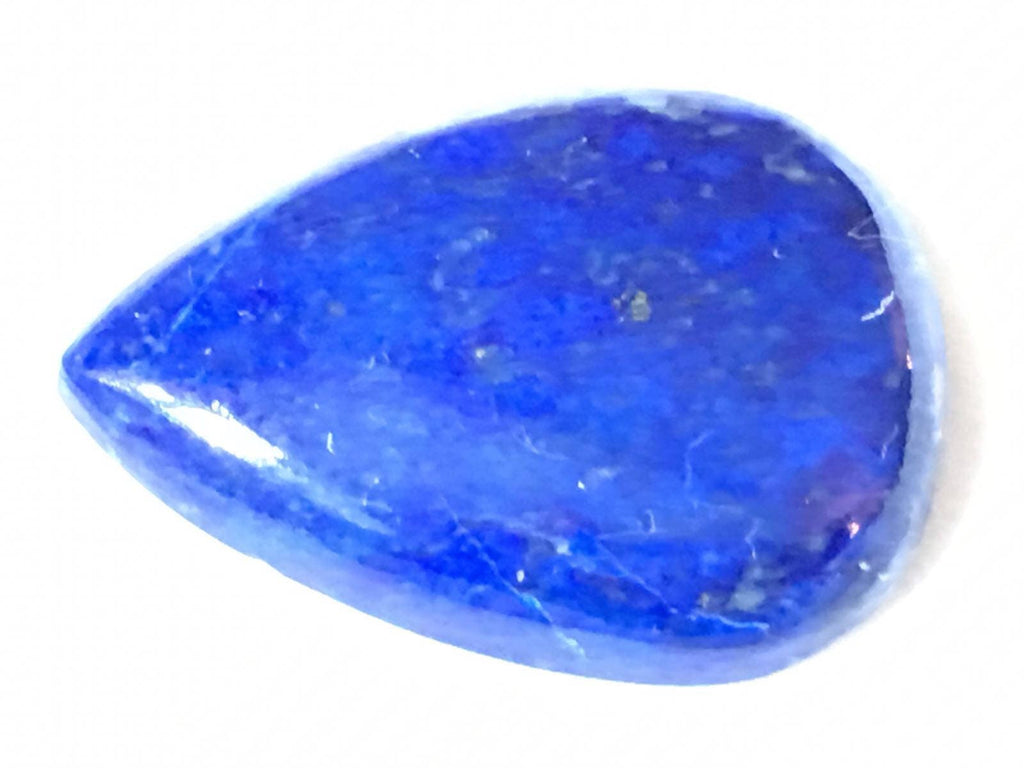 Royal Blue Tear drop Shaped Lapis Lazuli Cabochon AAA 8grams