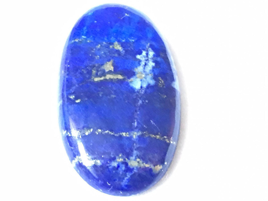 Royal Blue Oval Shaped Lapis Lazuli Cabochon (Madani AAA) 8grams