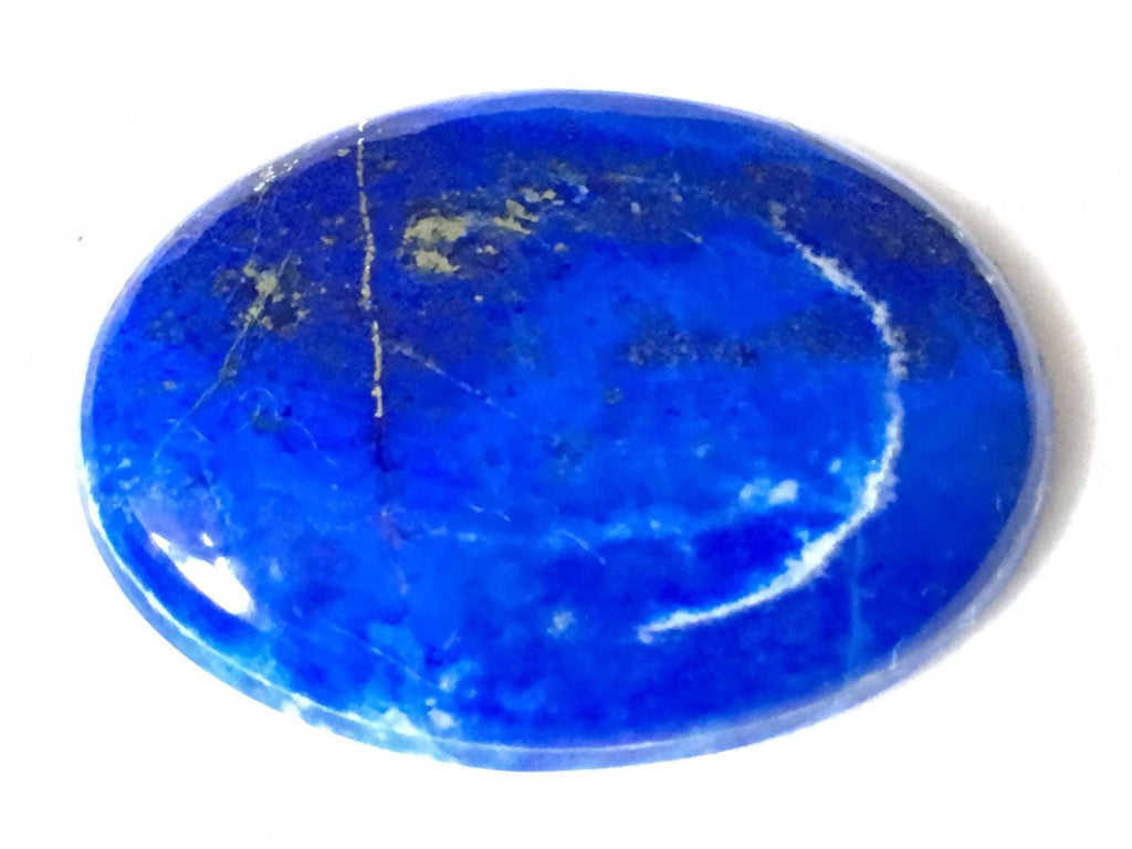 Royal Blue Oval Shaped Lapis Lazuli Cabochon (Madani AAA) 5 grams