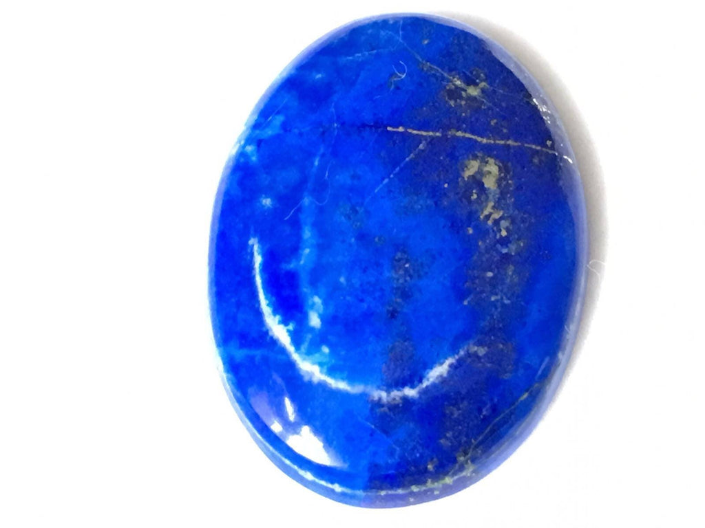 Royal Blue Oval Shaped Lapis Lazuli Cabochon (Madani AAA) 5 grams