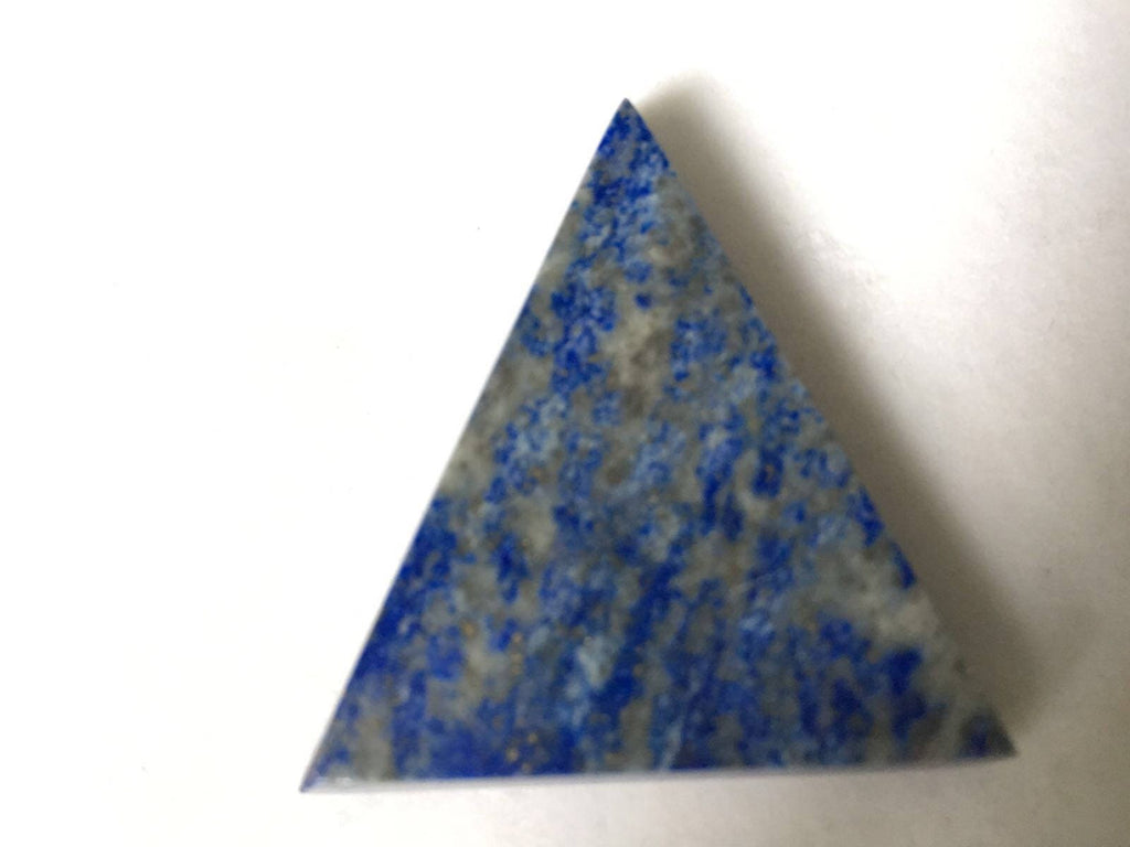 Deep Blue Lapis lazuli triangle cabochon 17 grams