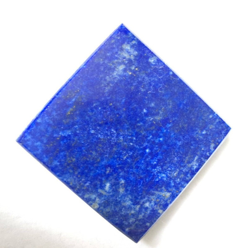 Deep Blue Lapis Lazuli Diamond cabochon 31 grams
