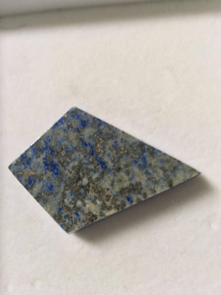 Deep Blue Lapis Lazuli Diamond cabochon 30 grams