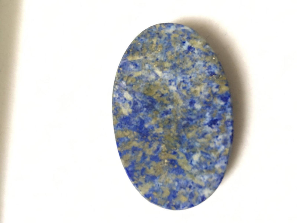 Deep Blue Oval Shaped Lapis Lazuli Cabochon AAA 1g