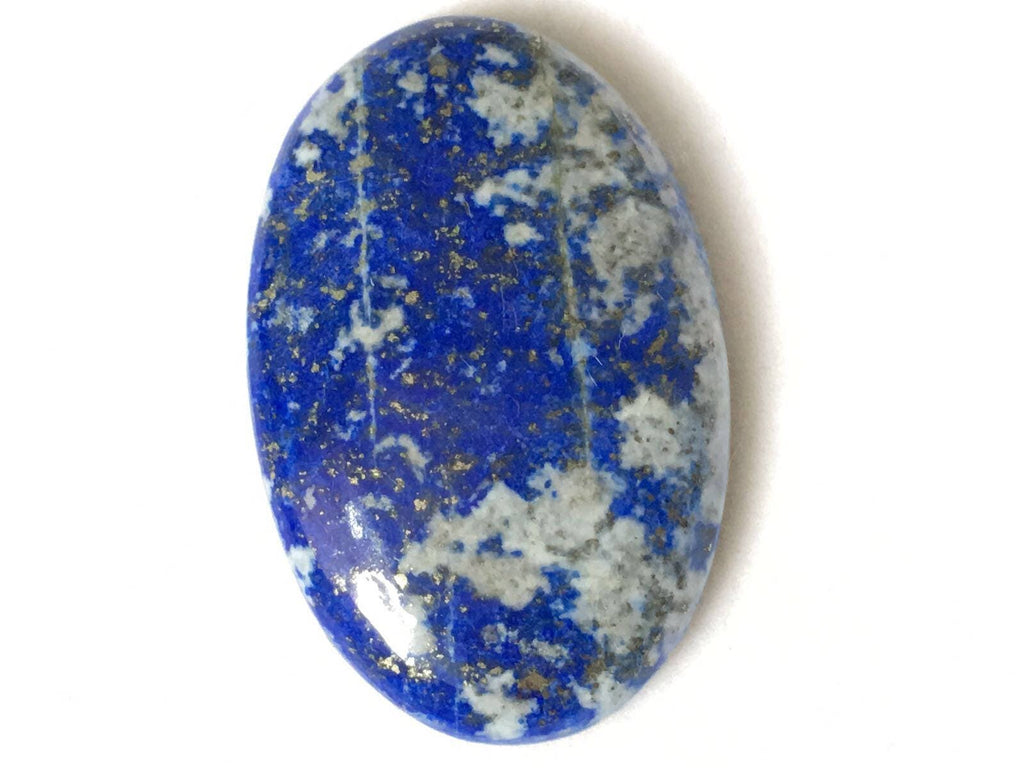 Blue Oval Shaped Lapis Lazuli Cabochon (Madani AAA)