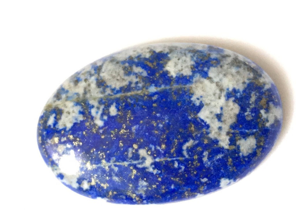Blue Oval Shaped Lapis Lazuli Cabochon (Madani AAA)