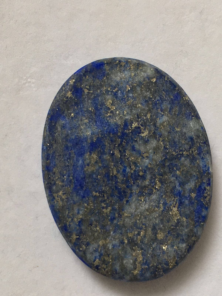 Deep Blue Oval Shaped Lapis Lazuli Cabochon (Madani AAA)