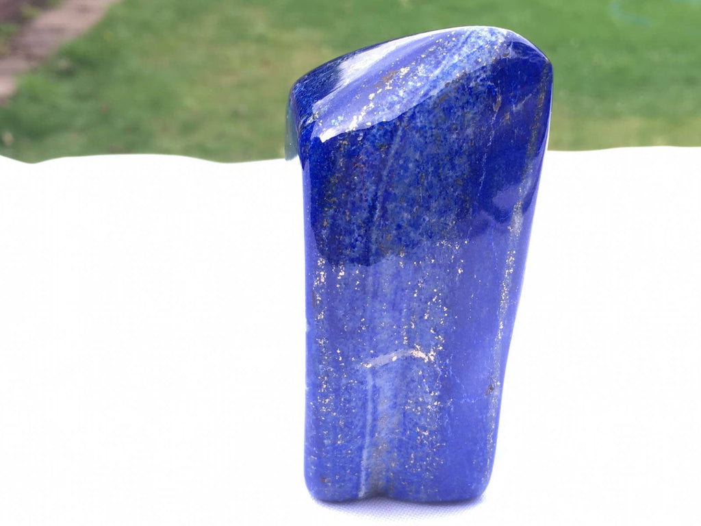 Royal Blue Lapis lazuli  375grams 9x5x3.5cm