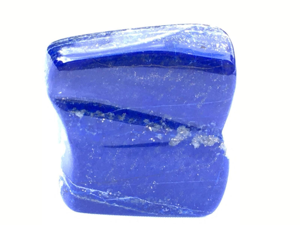 Lapis lazuli naturally shaped sculpture 222grams 8x6.5x1.5cm