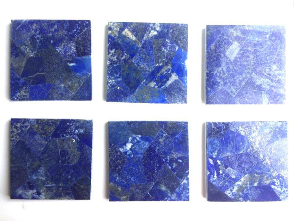 6 Lapis Lazuli Tile 10x10cm