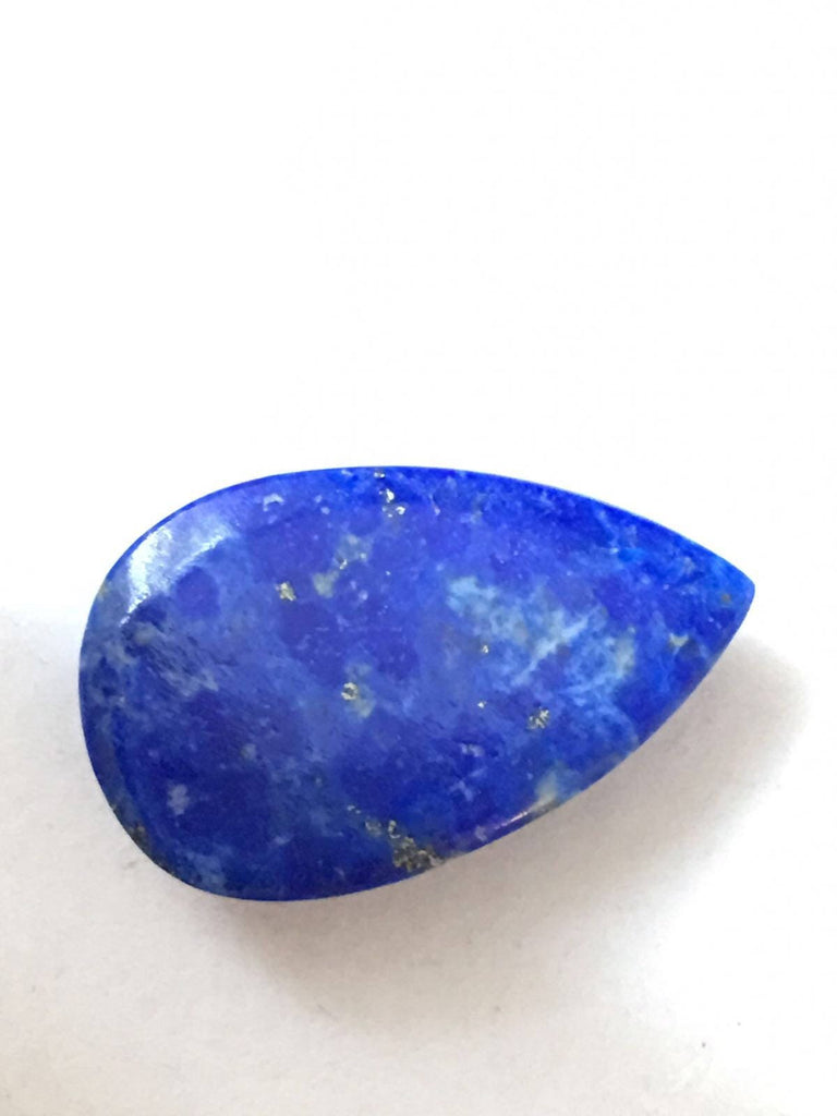 Royal Blue Tear drop Shaped Lapis Lazuli Cabochon AAA 2 grams