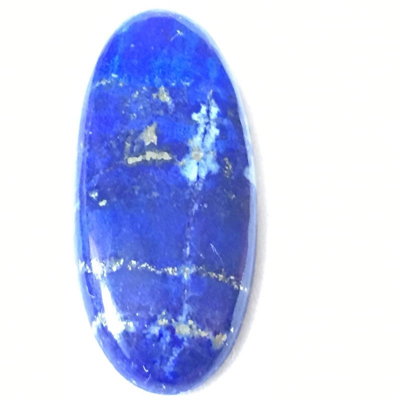 Royal Blue Oval Shaped Lapis Lazuli Cabochon (Madani AAA) 8grams