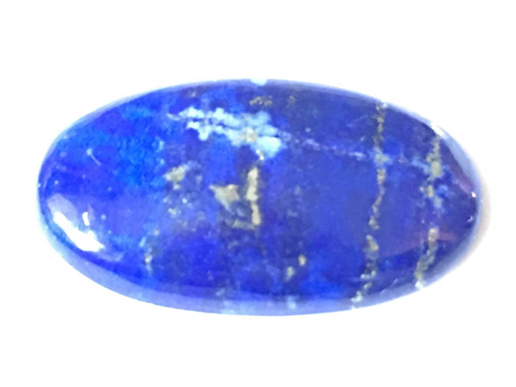 Royal Blue Oval Shaped Lapis Lazuli Cabochon (Madani AAA) 8grams