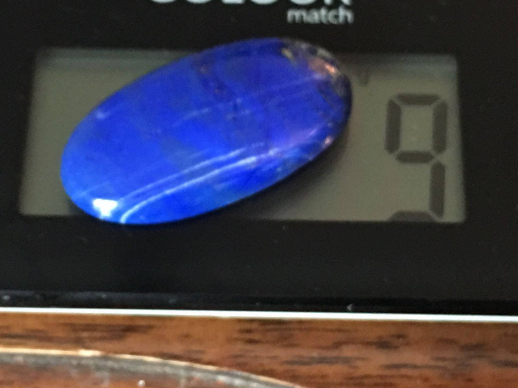 Royal Blue Oval Shaped Lapis Lazuli Cabochon (Madani AAA)
