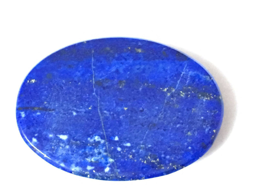 Royal Blue Oval Shaped Lapis Lazuli Cabochon AAA 12grams