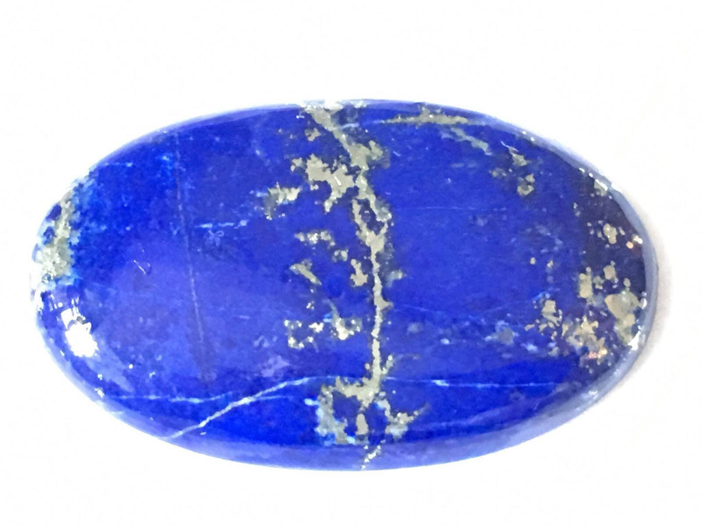 Royal Blue Oval Shaped Lapis Lazuli Cabochon AAA 10grams