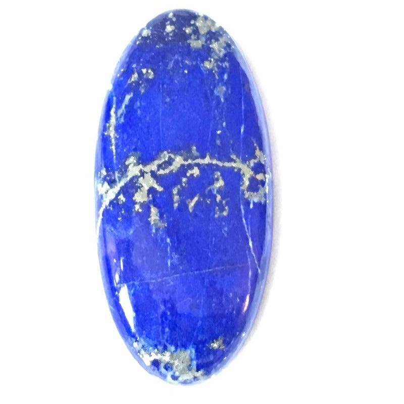 Royal Blue Oval Shaped Lapis Lazuli Cabochon AAA 10grams