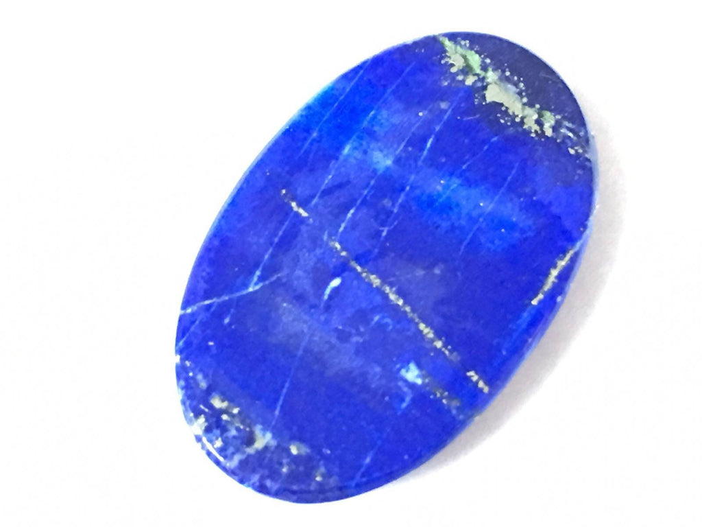 Royal Blue Oval Shaped Lapis Lazuli Cabochon AAA 10grams