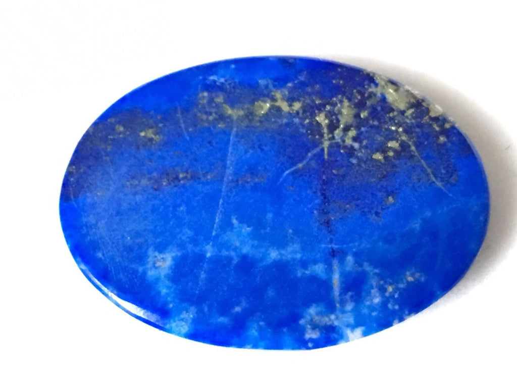 Royal Blue Oval Shaped Lapis Lazuli Cabochon (Madani AAA) 5 grams