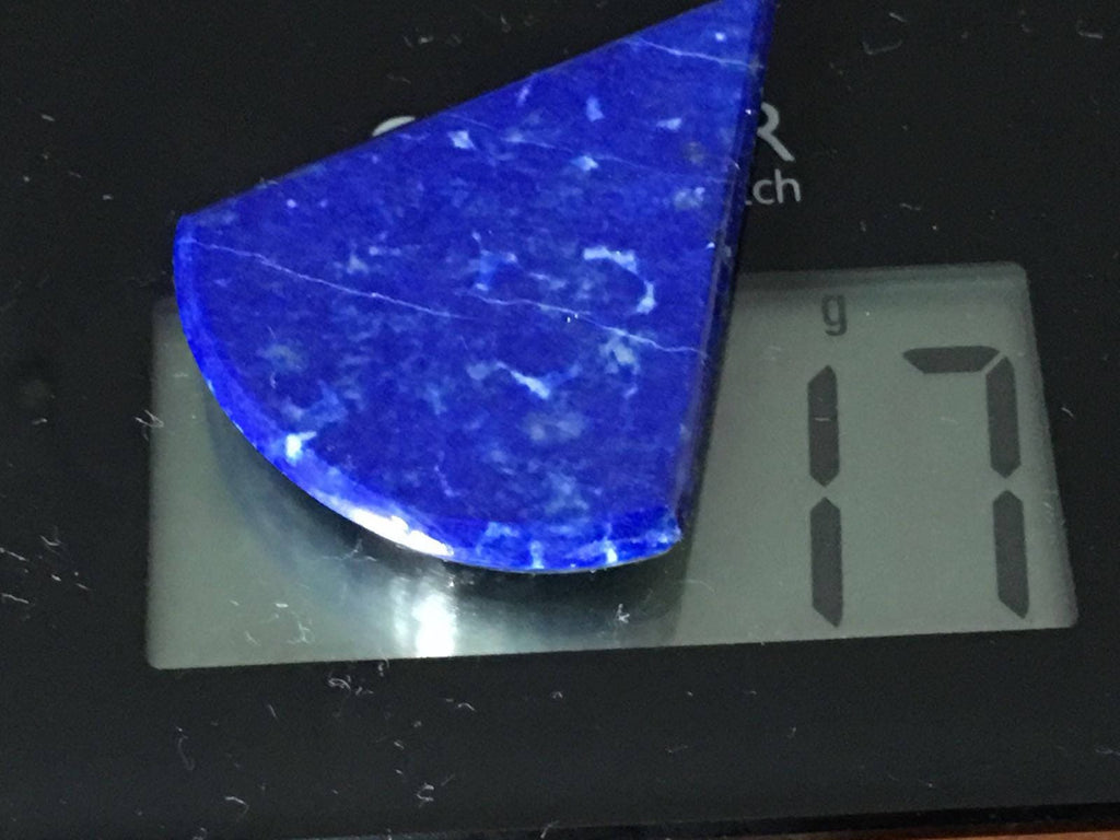Deep Blue Lapis lazuli cone shaped cabochon