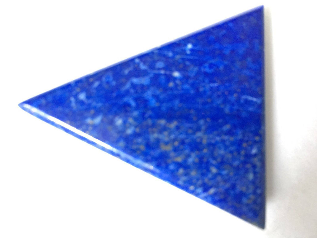 Deep Blue Lapis lazuli triangle cabochon 17 grams