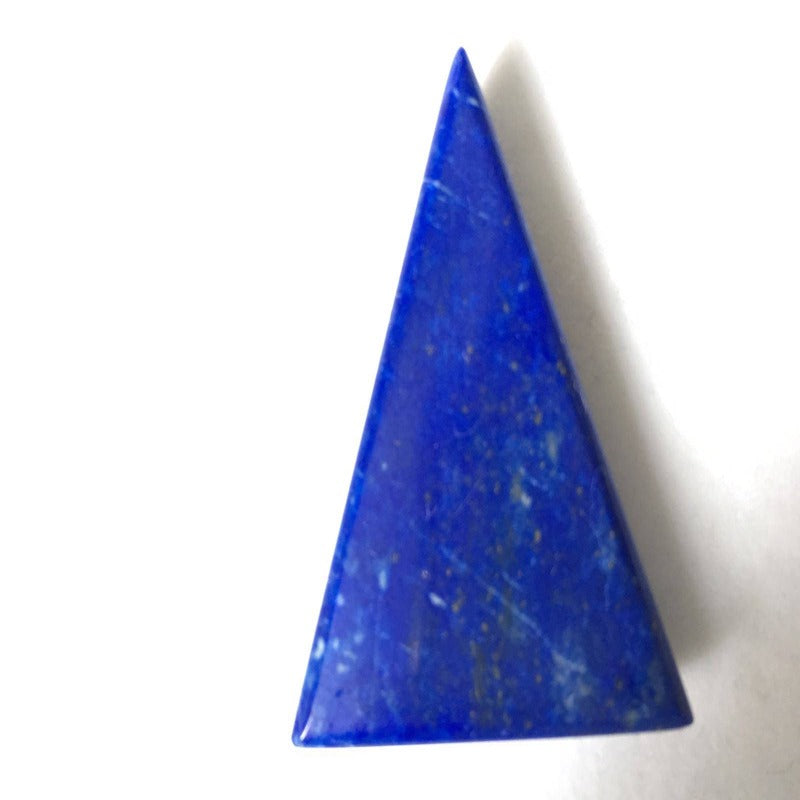 Deep Blue Lapis lazuli triangle cabochon 14 grams