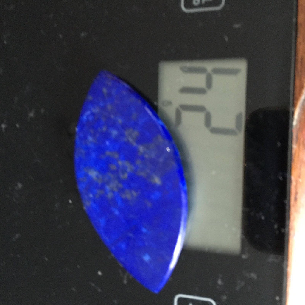 Deep Blue Lapis Lazuli Leaf cabochon 24 grams