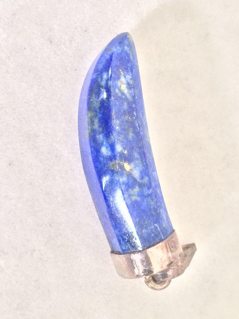 Lapis lazuli chilli pendant