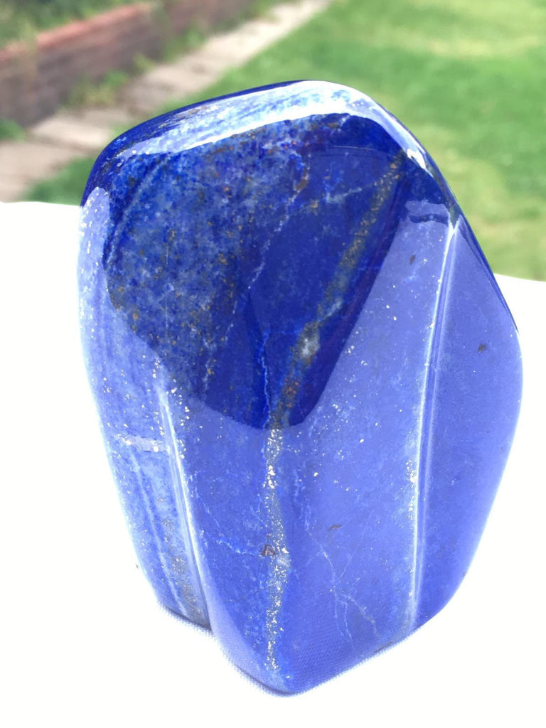 Royal Blue Lapis lazuli  375grams 9x5x3.5cm